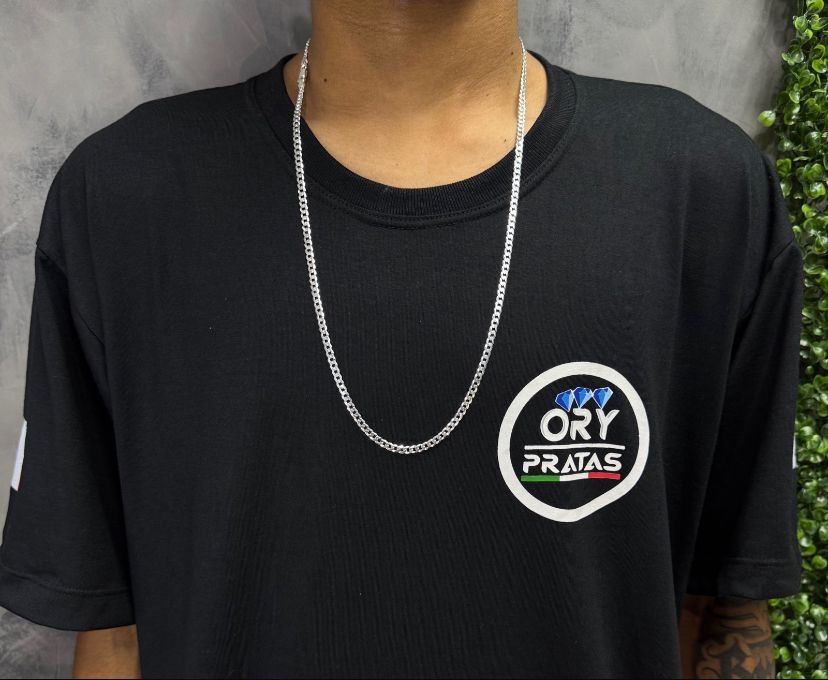 Prata maciça legítima 925 4’mm / 70cm