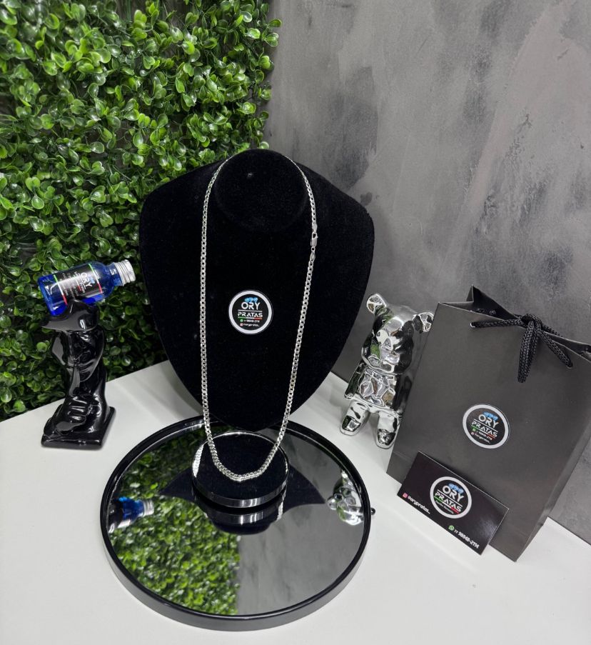 Prata maciça legítima 925 5’mm / 70cm