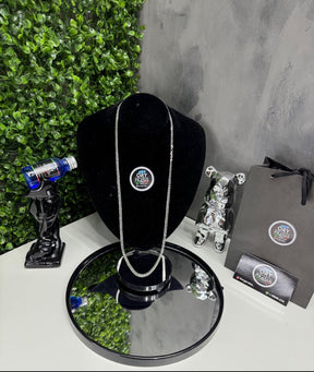 Prata maciça legítima 925 4’mm / 70cm